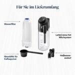 De’Longhi Magnifica Evo - Perfetto Kaffeevollautomat mit LatteCrema-Milchaufschäumer, 7 One-Touch-Getränke, Cappuccino, Espresso Kaffeemaschine, Soft-Touch-Bedienfeld, Schwarz (ECAM292.81.B)