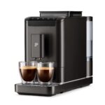 Tchibo Kaffeevollautomat Esperto2 Caffè mit 2-Tassen-Funktion für Caffè Crema und Espresso, Granite Black - INKLUSIVE Kaffeeprobierset GRATIS