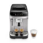 De’Longhi Magnifica S - Perfetto Kaffeevollautomat mit klassischem Milchaufschäumer, Espresso- und Cappuccino Kaffeemaschine, Bedienfeld mit Tasten, Schwarz (ECAM22.110.B)