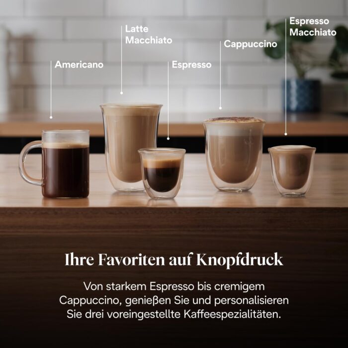 De'Longhi Siebträgermaschine La Specialista Arte EC9155.MB, Espressomaschine mit Mahlwerk, 8 Mahlgrade, 15 Bar, 3 Temperaturen, Milchschaumdüse, 1550W, 1,7L Tank, Edelstahl/Schwarz inkl. Barista-Kit